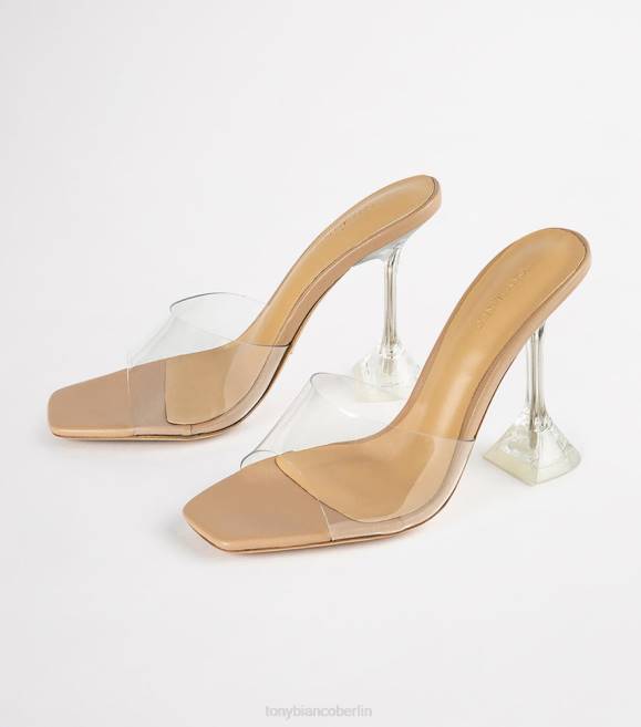 Stöckelschuhe| de Tony Bianco Frauen Serri-Absätze klares Vinylit/Hautnappa 462494